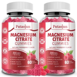 Frente del envase Putaojun gomitas citrato magnesio