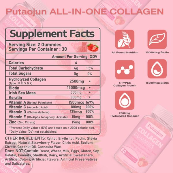 Version 1.0.0 Etiqueta de ingredientes y vitaminas en empaque