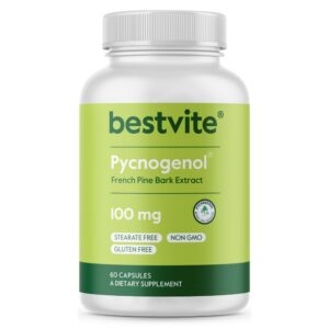 Version 1.0.0 Pycnogenol 100 mg frasco y etiqueta
