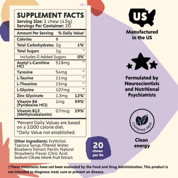 Version 1.0.0 Frasco de PYM Attention Chews