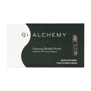 Qi ALCHEMY perlas herbales ginseng rojo frasco 70 unidades