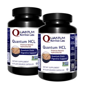 Frente de QNL Quantum HCL Betaína HCl cápsulas