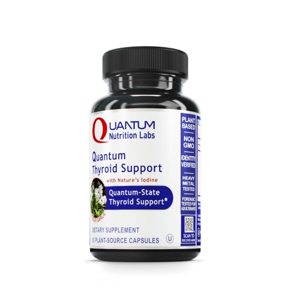 QNL Quantum cápsulas tiroides frasco frontal