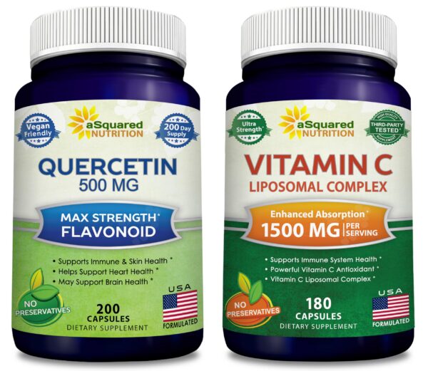 Version 1.0.0 Frasco de Quercetina y Vitamina C liposomal - imagen principal