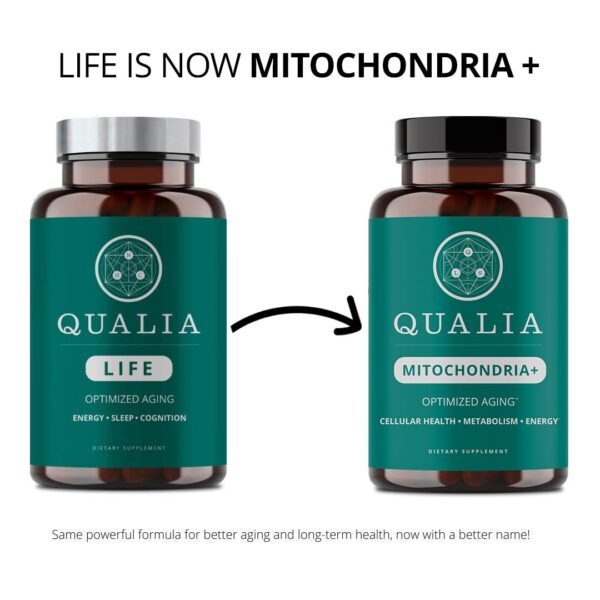 Version 1.0.0 Tabletas Qualia Mitochondria+ para energía celular