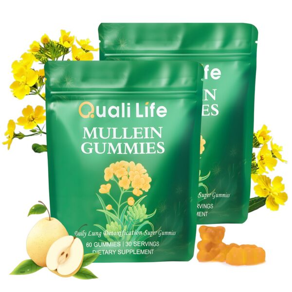 Gomitas QualiLife Mullein frasco