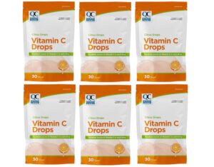 Caja de Quality Choice Gotas Cítricas de Vitamina C paquete de 6