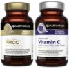 Frente de Quality of Life AHCC Kinoko Gold y Advasorb Vitamin C
