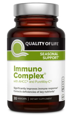 Version 1.0.0 Quality of Life ImmunoComplex suplemento AHCC para sistema inmune