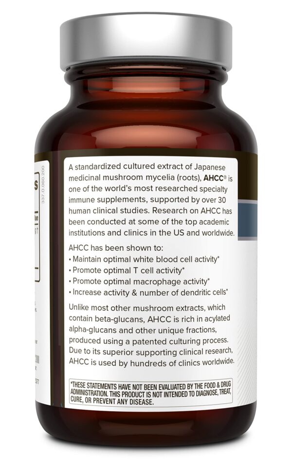 Frasco Kinoko AHCC con tapa