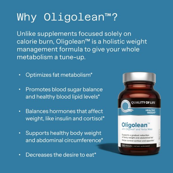 Calidad de vida Oligolean envase lateral