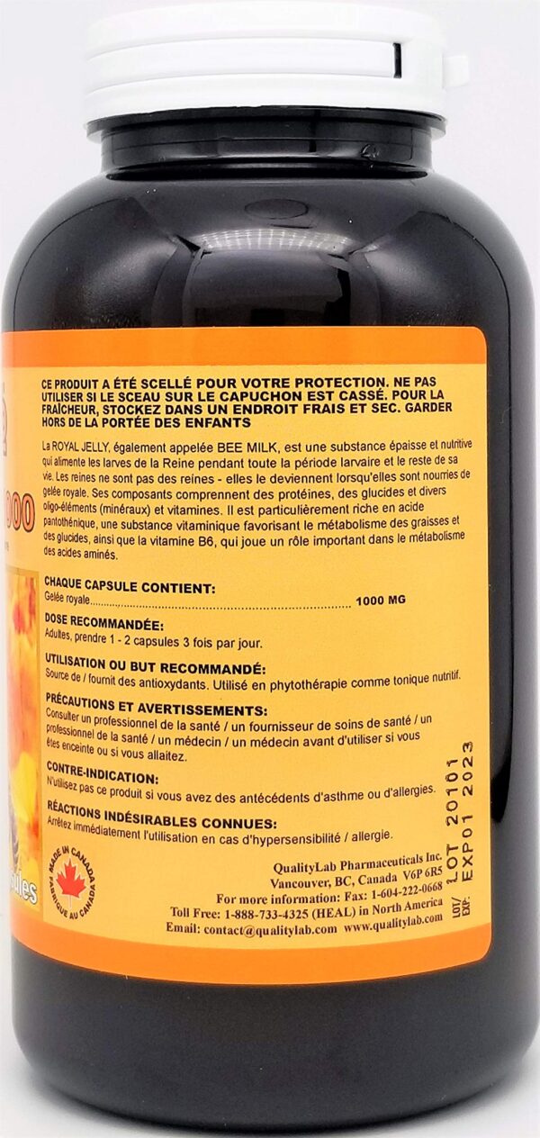 Cápsulas blandas de QualityLab Jalea Real