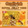 Etiqueta frontal de QualityLab Royal Jelly