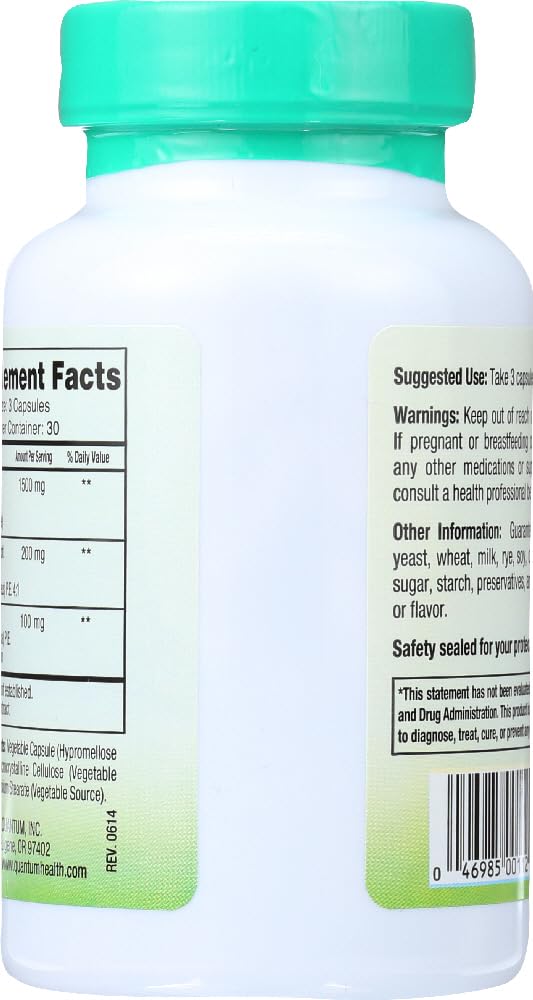 Interior del frasco mostrando cápsulas