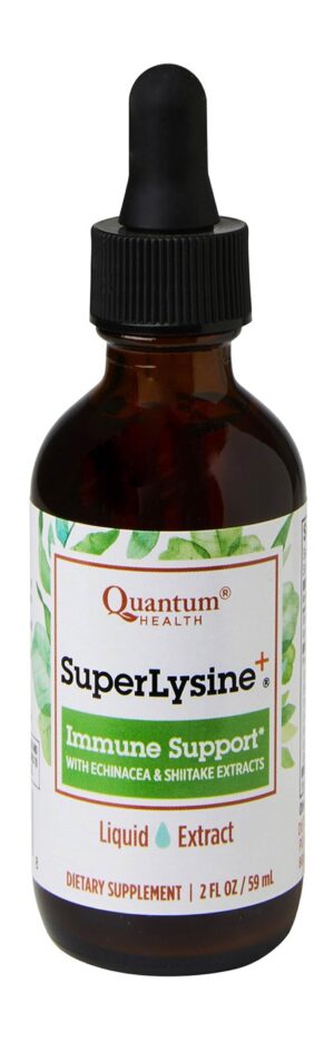 Version 1.0.0 Frasco de Quantum Health SuperLysine+ Líquido