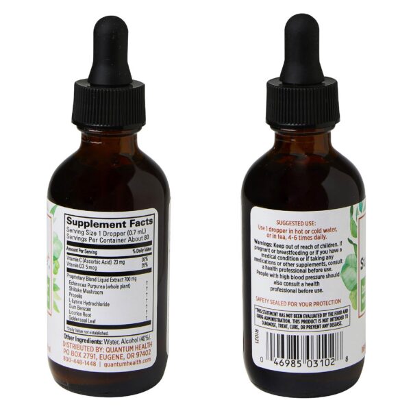 Etiqueta del frasco de SuperLysine+