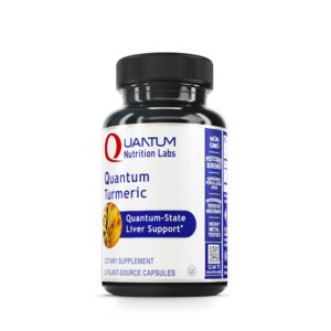 Quantum Nutrition Labs cápsulas de cúrcuma para apoyo hepático