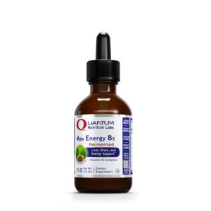 Etiqueta frontal de Quantum Nutrition Labs Max Energy B