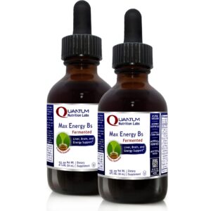 Quantum Nutrition Labs Max Energy B's botella 2 fl oz paquete de 2