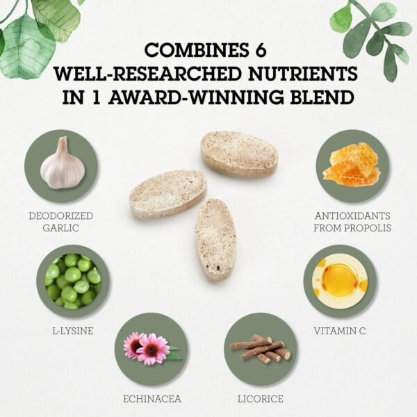 Quantum Super Lysine+ frasco y etiqueta