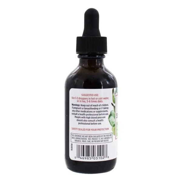 Lista de ingredientes en la etiqueta de Quantum Super Lysine+ Líquido