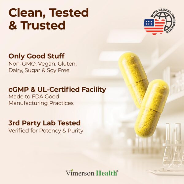 Detalle de etiqueta con BioPerine