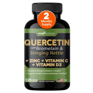 Quercetina Gade Nutrition 500 mg frasco frontal