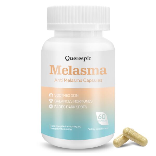 Frente del empaque de Querespir Melanina