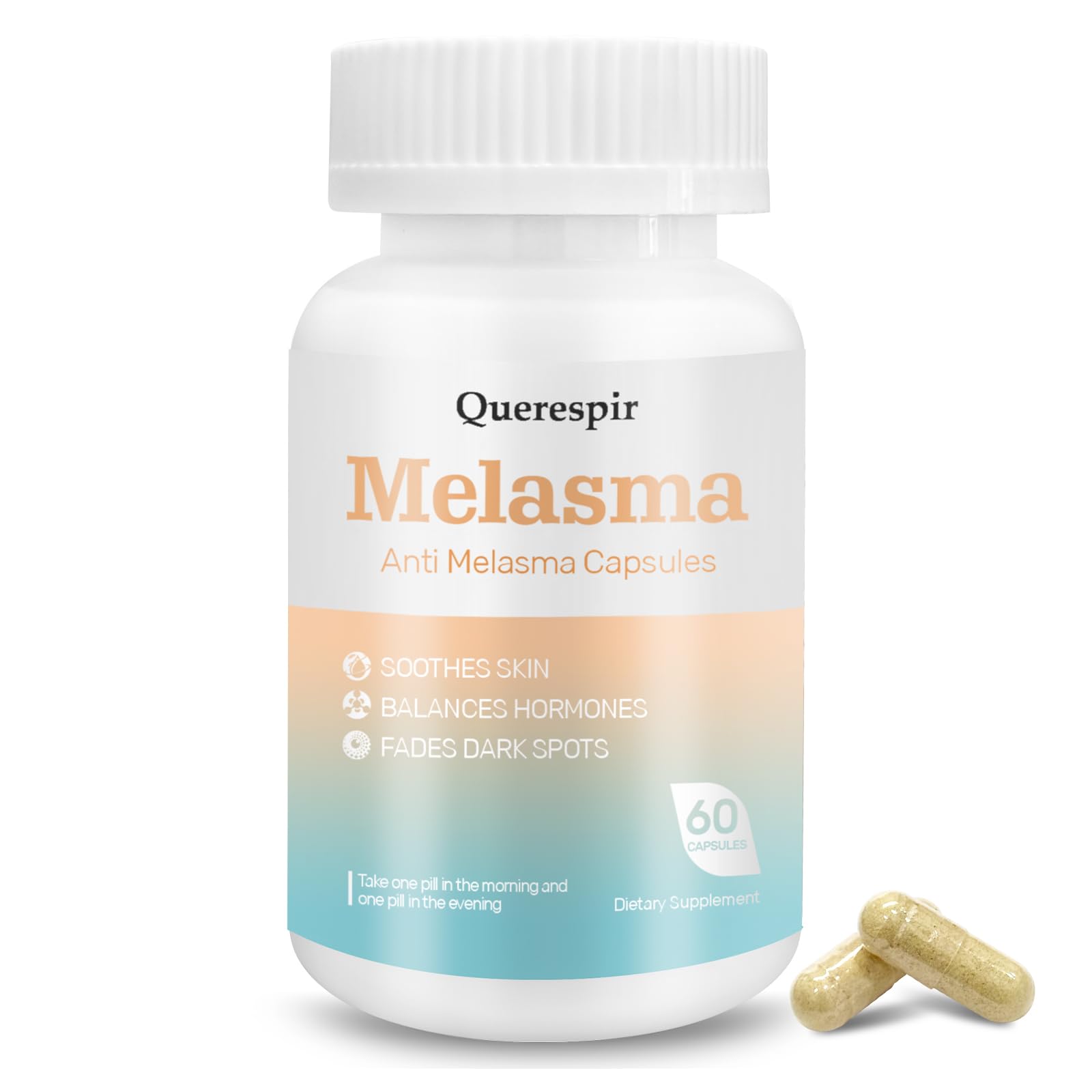 Querespir Melanin Skin Supplement with Vitamin C and Podocarpus