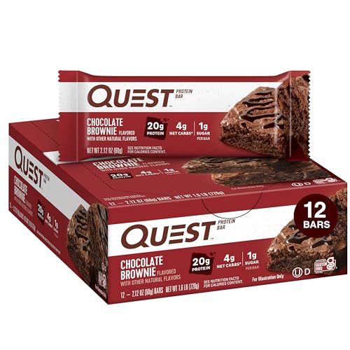 Barra Quest Nutrition brownie frente