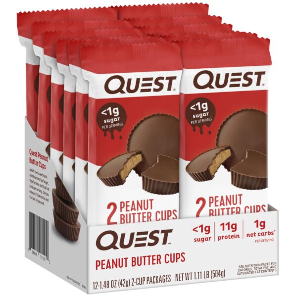 Quest Nutrition peanut butter cups con menos de 1g azúcar