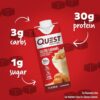 Version 1.0.0 Etiqueta del batido Quest Salted Caramel