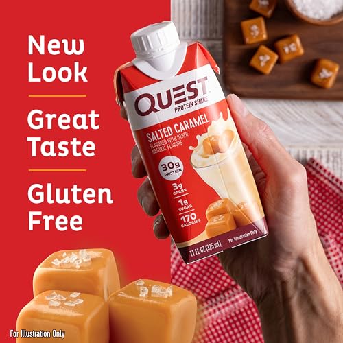 Frente de la botella de batido salt caramel