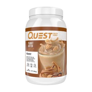 Frasco frontal Quest Peanut Butter Protein Powder