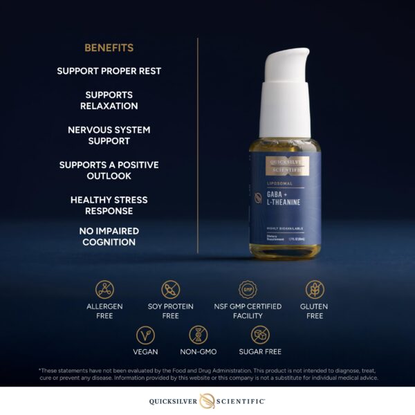 Envase de 1.7 oz de GABA liposomal