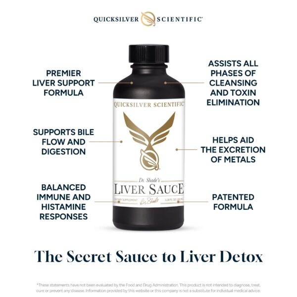 Quicksilver Liver Sauce fórmula liposomal para soporte hepático