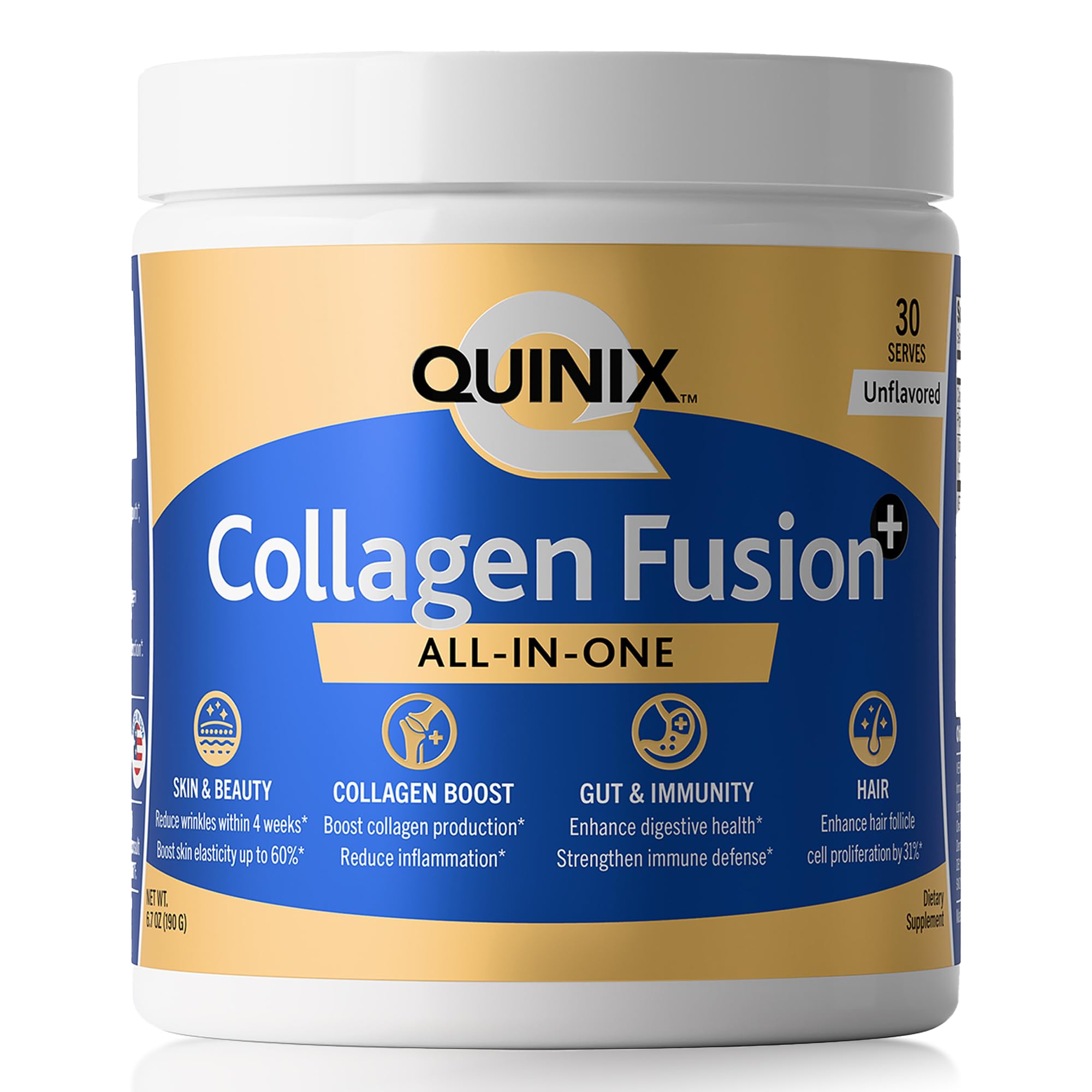 QUINIX Collagen Fusion+ VERISOL IgG & Probiotics