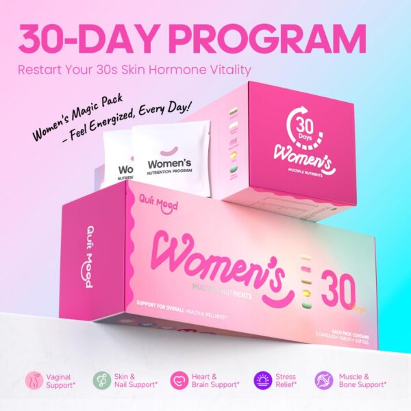 Quit mood mujer packs diarios etiqueta