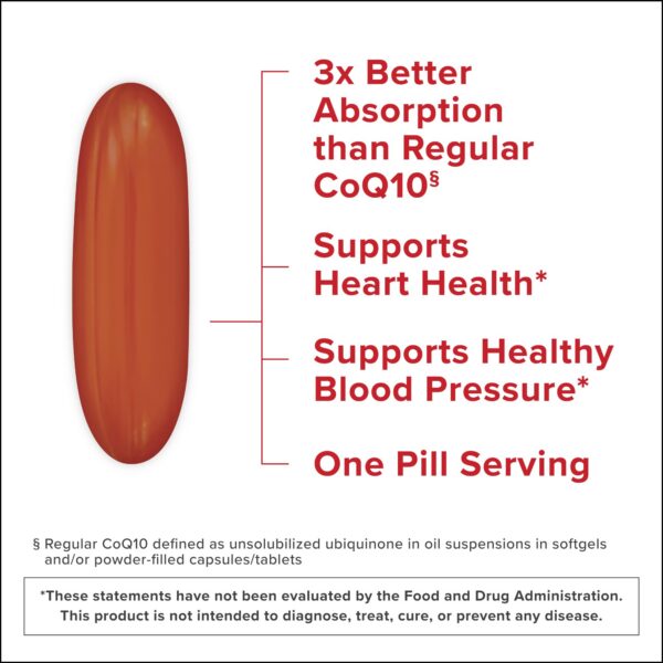 Cápsulas blandas CoQ10 en frasco