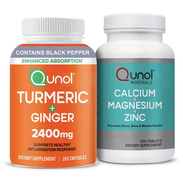 Qunol Cúrcuma curcumina pimienta negra jengibre suplemento 2400mg
