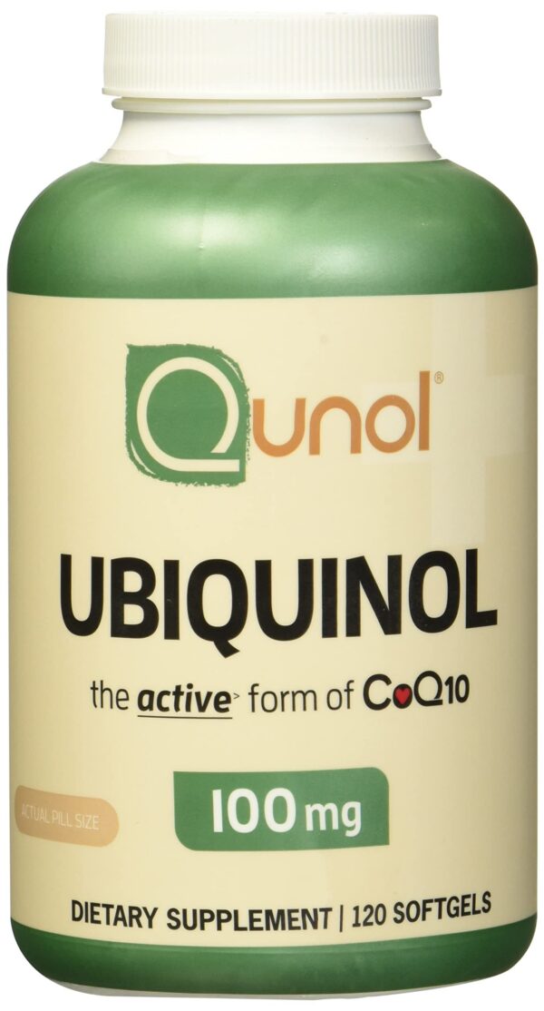 Qunol Ubiquinol etiqueta frontal