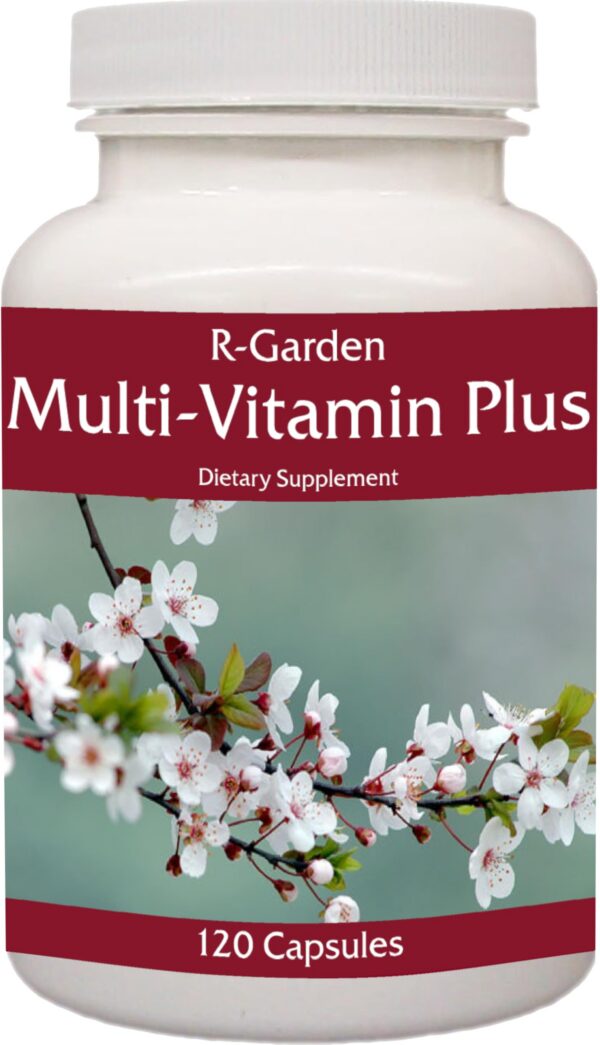 Version 1.0.0 R-Garden Multi-Vitamin Plus frasco con 120 cápsulas multivitamínicas