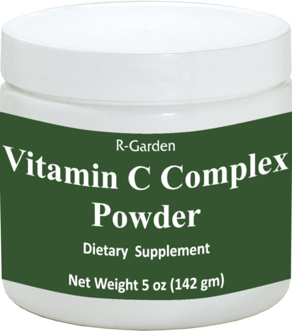 R-Garden polvo complejo vitamina c 5 oz frasco