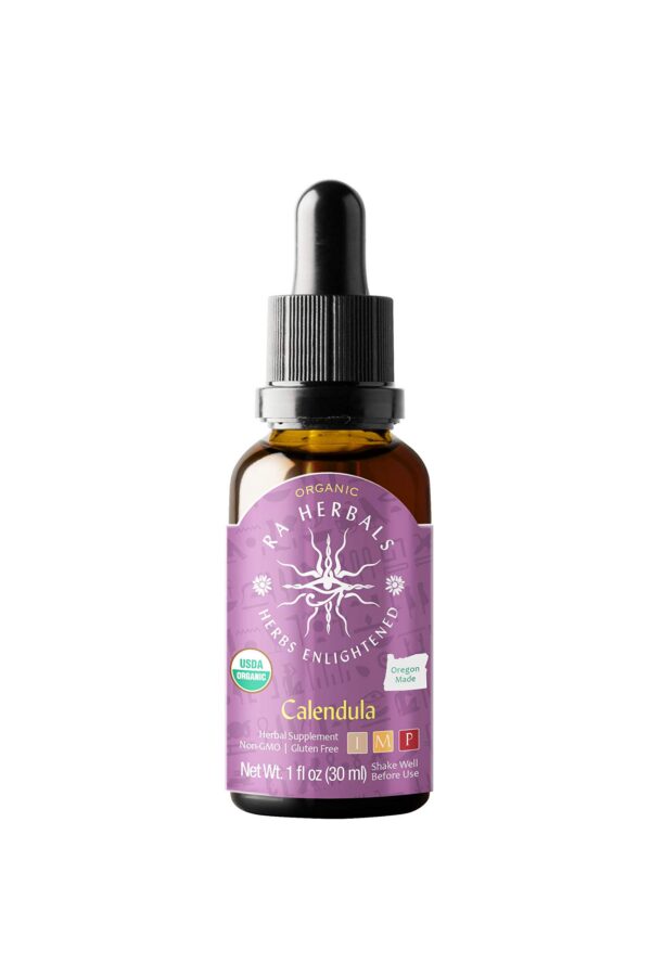 Ra Herbals extracto líquido orgánico caléndula botella 30 ml