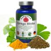 RaDoTech Ginkgo Biloba suplemento para función cerebral 120 cápsulas