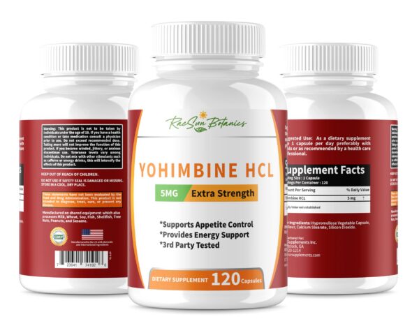 Version 1.0.0 Etiqueta RaeSun Botanics Yohimbine HCL