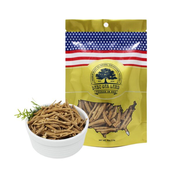 Raíces de ginseng americano DABC OAK LAND 4oz calidad A