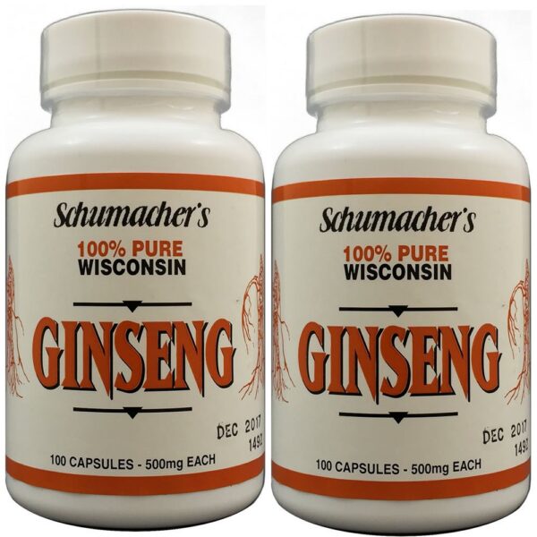 Raíces de ginseng premium encapsuladas Schumacher Wisconsin