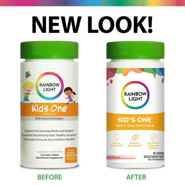 Rainbow Light botella de multivitamínico para niños