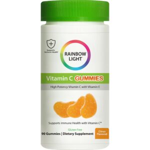 Rainbow Light gomitas vitamina c y e sabor cítrico 90 unidades